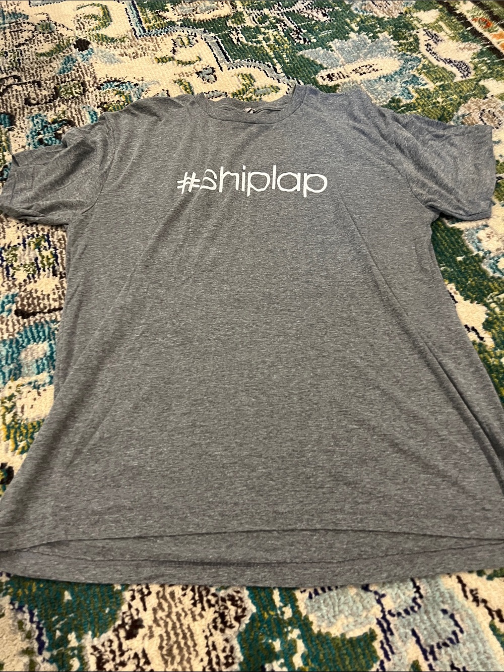 Next Level Apparel Women's Heather Gray #shiplap Short Sleeve Tee